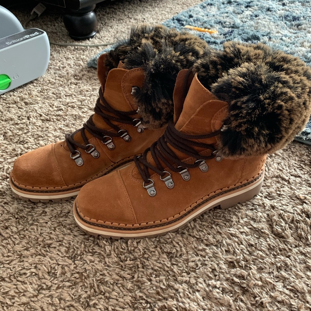 Sam Edelman faux fur boots